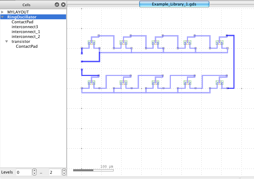 layouteditor set cell hierachy